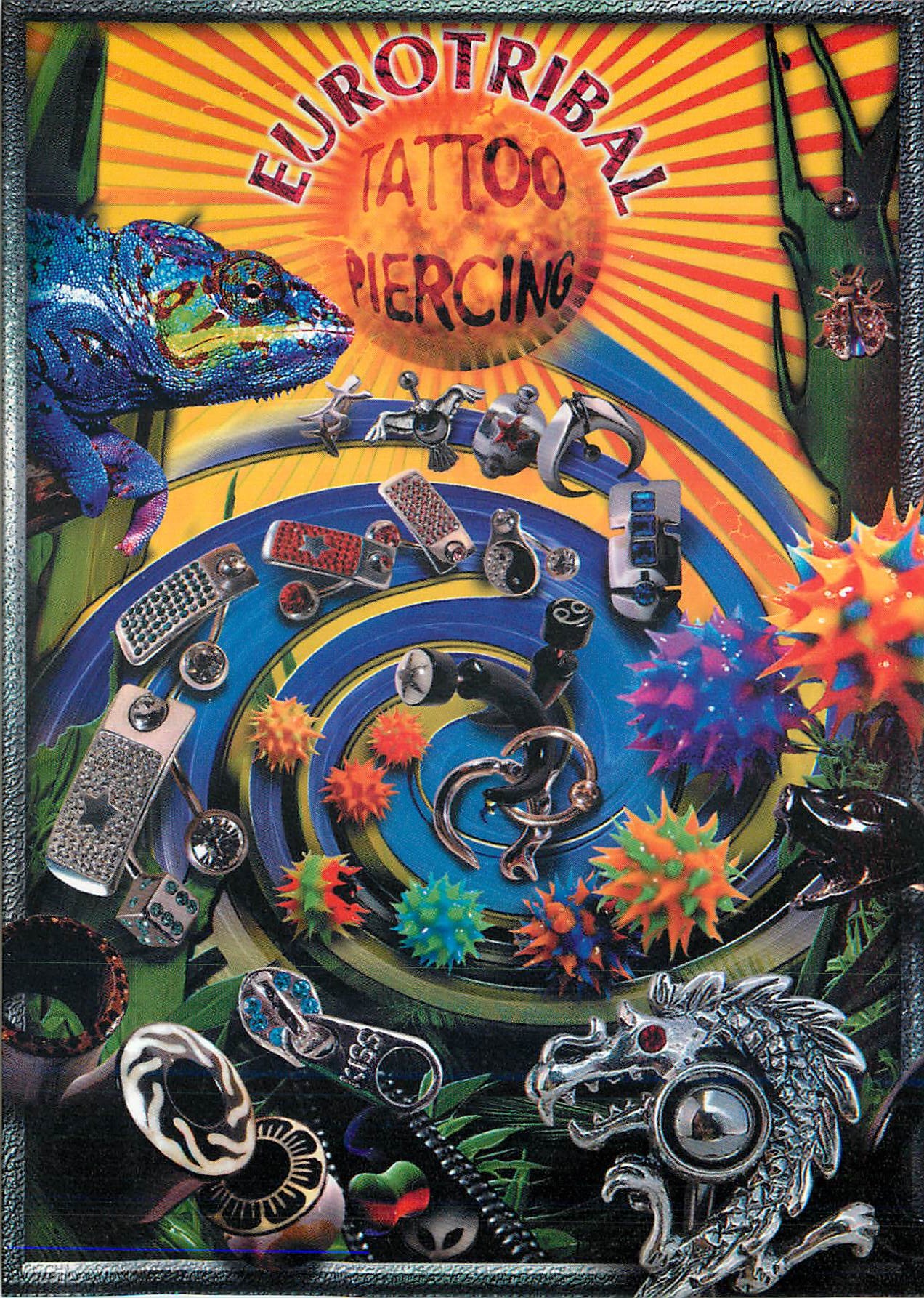 CPM Eurotribal Tattoo Piercing Lezard Cameleon 